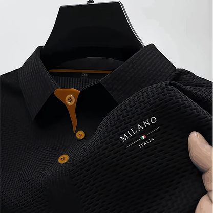 Polo con tessuto traspirante